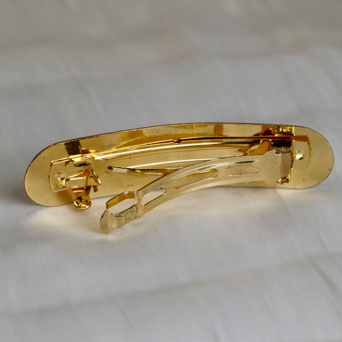 Black Flower Lacquer Hair Clip