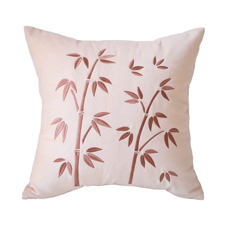 Bamboo Cotton Velvet Cushion Cover