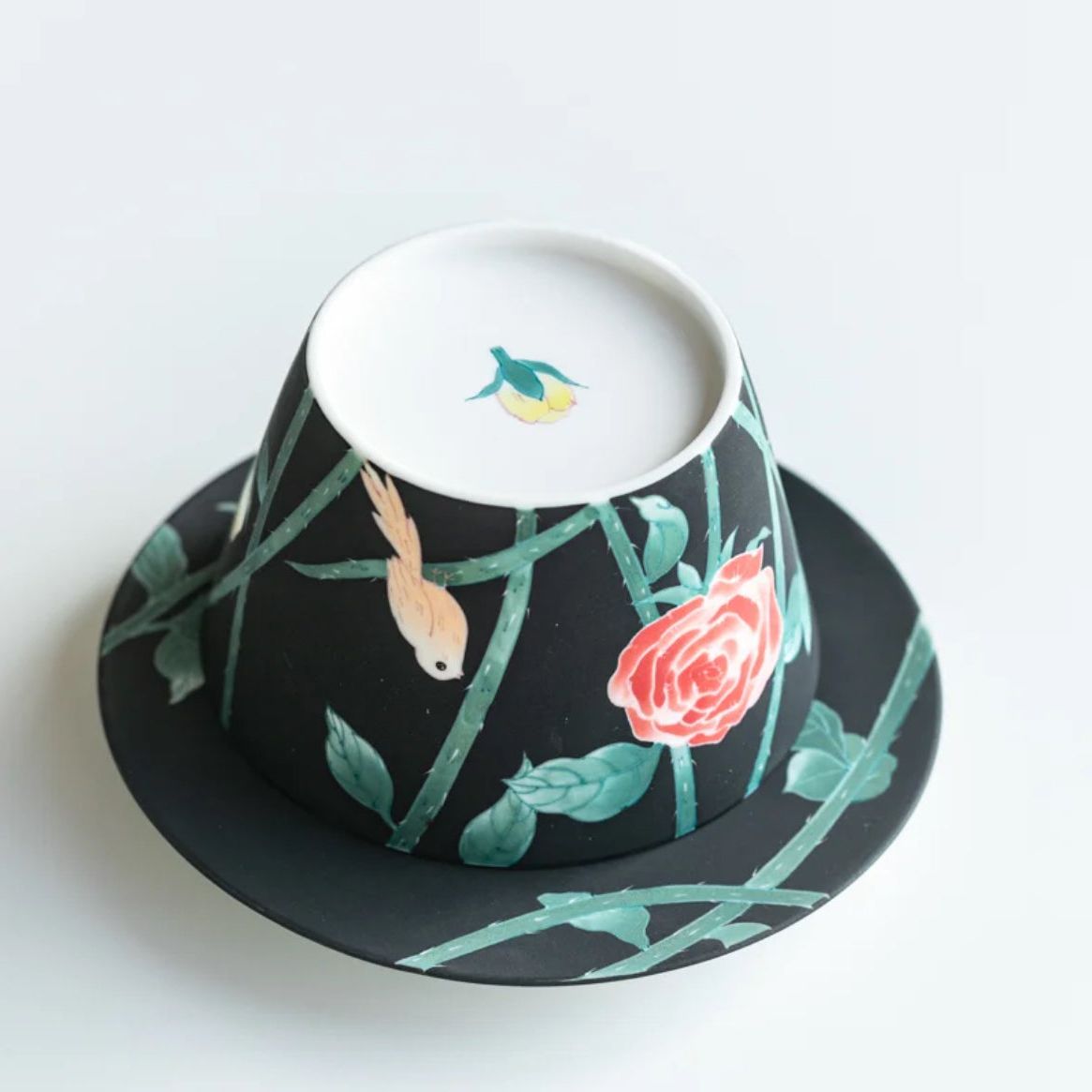 Rose Nightingale Porcelain Cup & Saucer