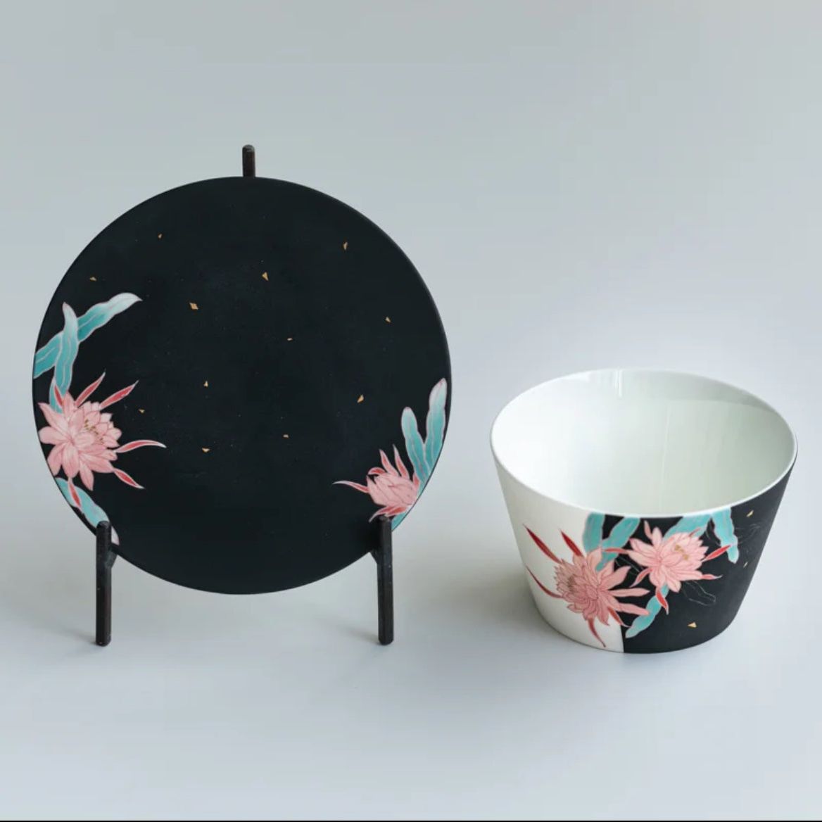 Queen of the Night Porcelain Cup & Saucer