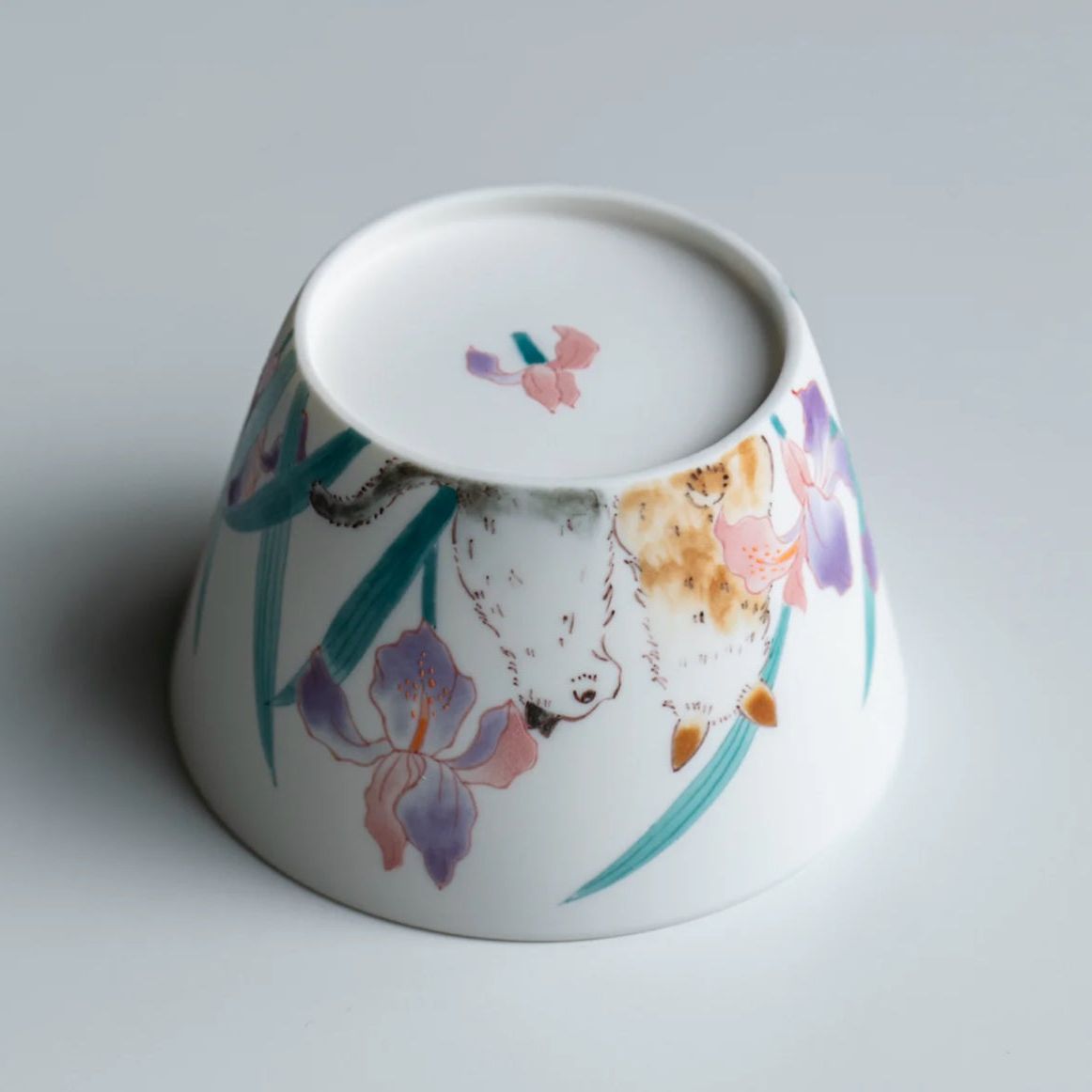 Dog And Cat Porcelain Cup