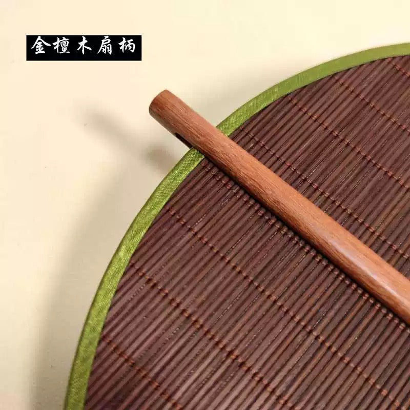 Camellia Pink Foldable Silk Fan