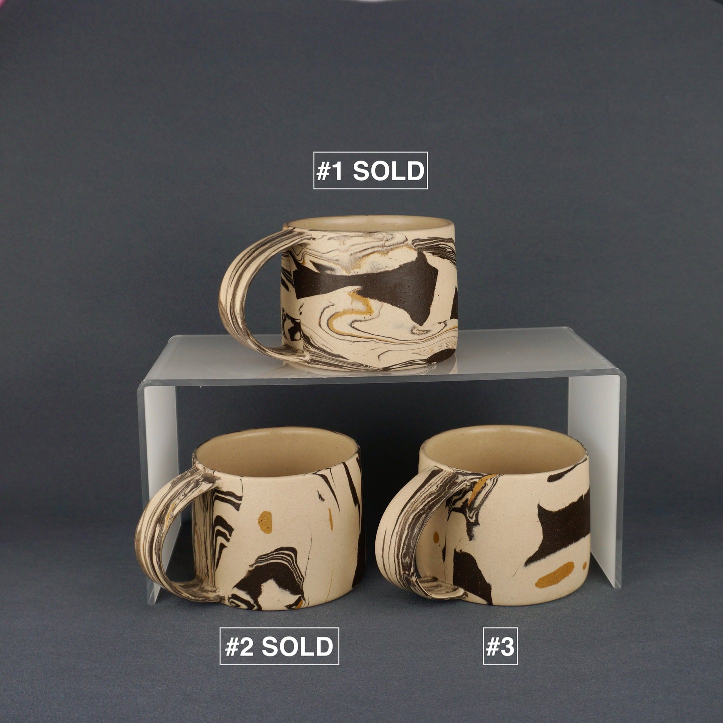 Yellow Agateware Mug