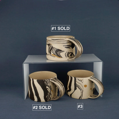 Yellow Agateware Mug