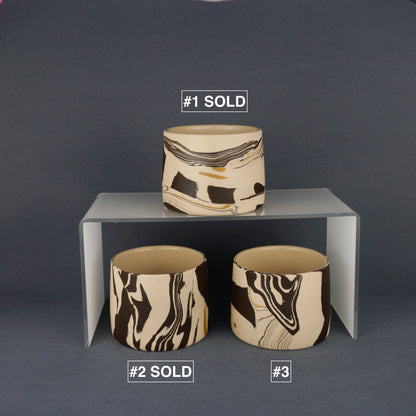 Yellow Agateware Mug