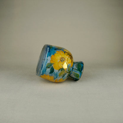 Sky Blue Pedestal Mug
