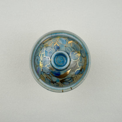Soft Blue Gaiwan Lidded Tea Cup