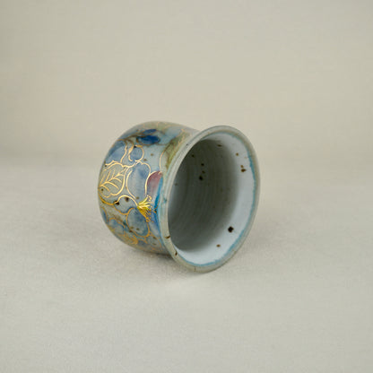 Soft Blue Gaiwan Lidded Tea Cup