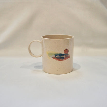 Ceramic Mug with Christmas cat wearing a cosy scarf