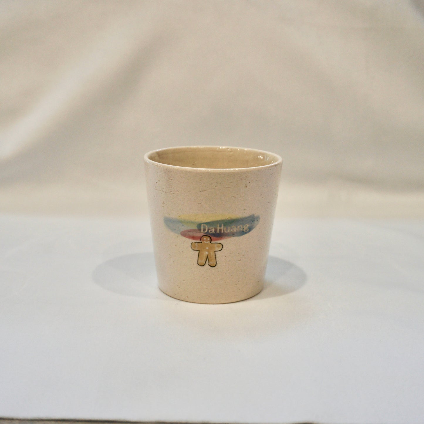 Ceramic Mug with Christmas cat and gingerbread man