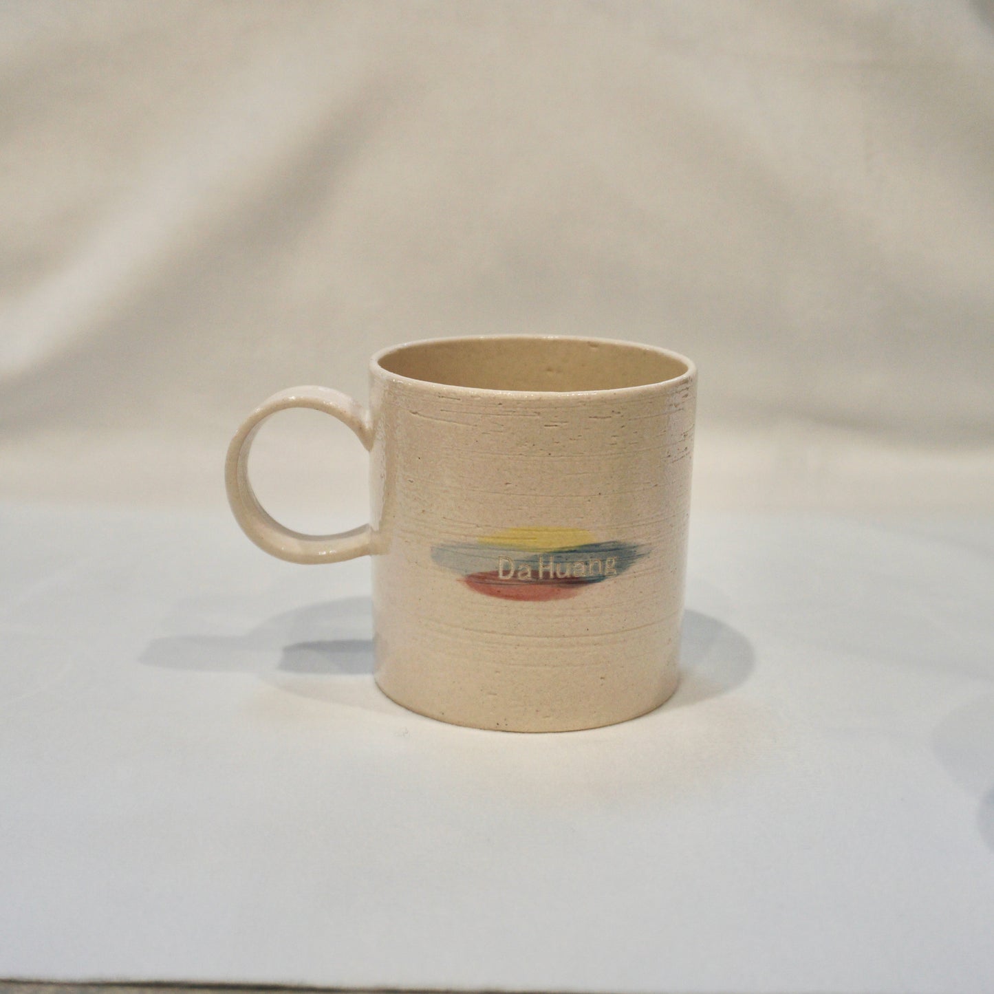 Ceramic mug with cat