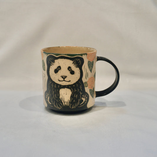Panda Hydrangea Mug