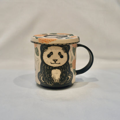 Panda Hydrangea Mug