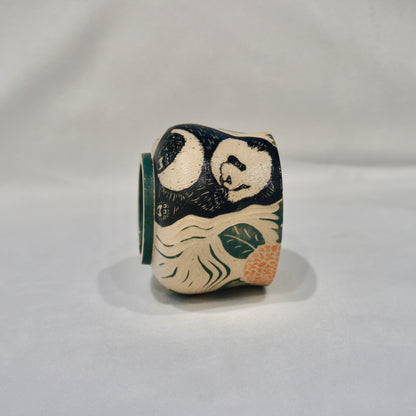 Panda Hydrangea Round Cup Small