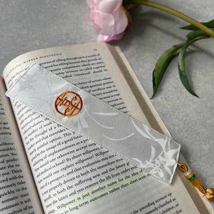 Embroidered Silk Bookmark – Auspicious Chinese Design
